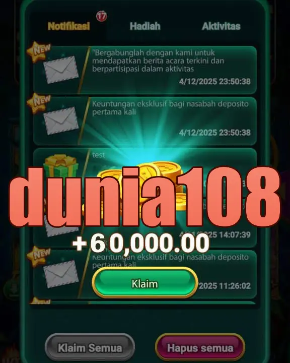 dunia108 Masuk